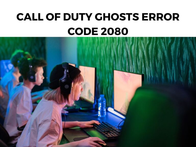 Call Of Duty Ghosts Error Code 2080