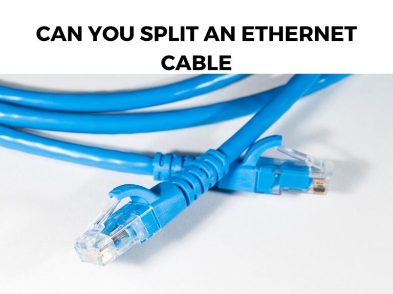 Can You Split An Ethernet Cable