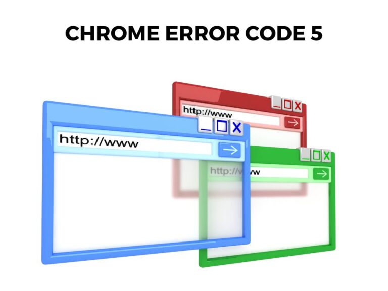 Chrome Error Code 5