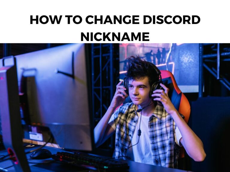 How To Change Discord Nickname