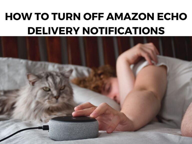 How To Turn Off Amazon Echo Delivery Notifications