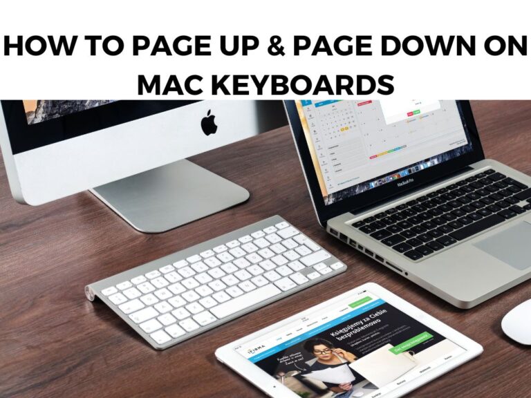 How to Page Up & Page Down on Mac Keyboards