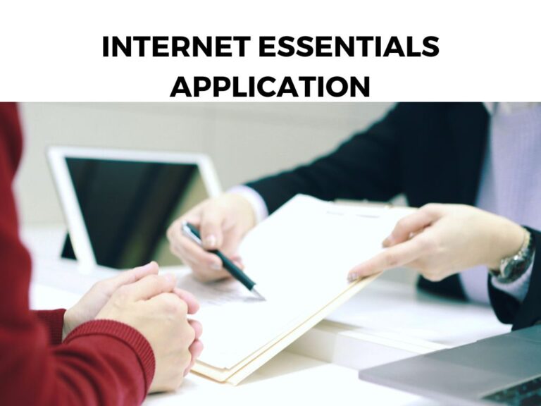 Internet Essentials Application