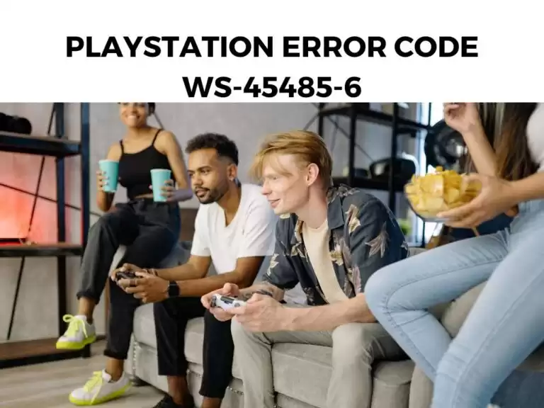 Playstation Error Code WS-45485-6