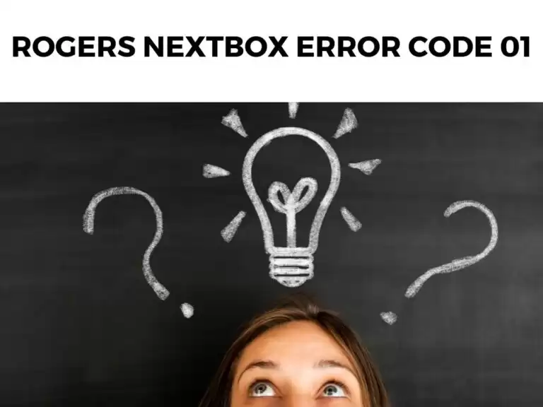 Rogers Nextbox Error Code 01