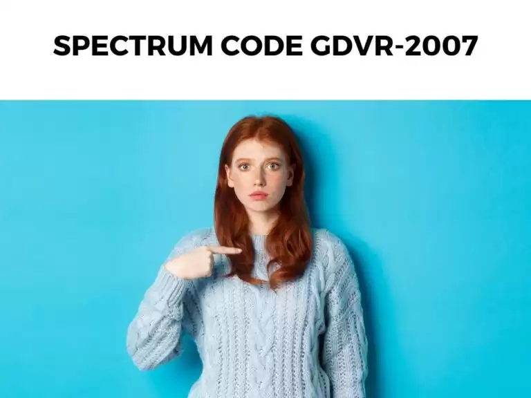 Spectrum Code GDVR-2007