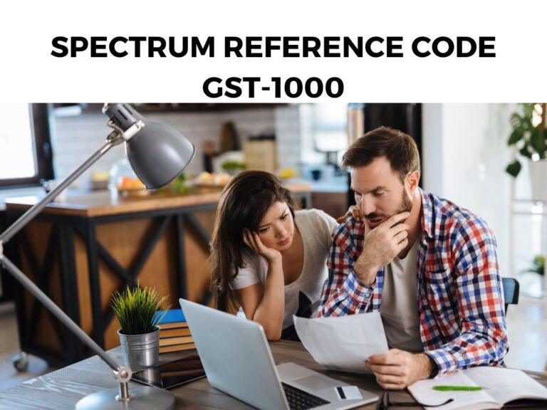 Spectrum Reference Code GST-1000