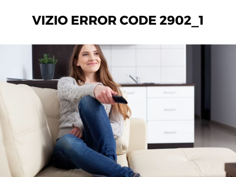 Vizio Error Code 2902_1