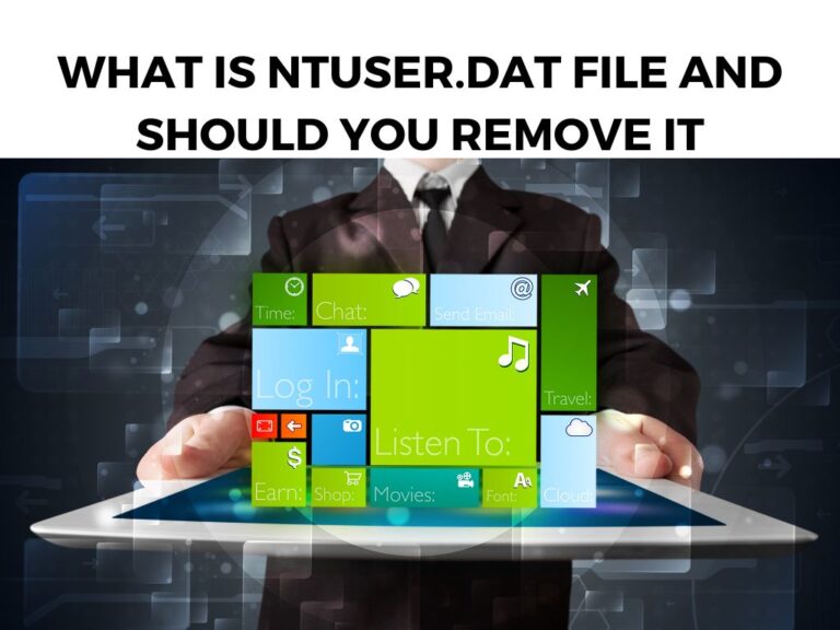 What is NTUSER.DAT File and Should you Remove it