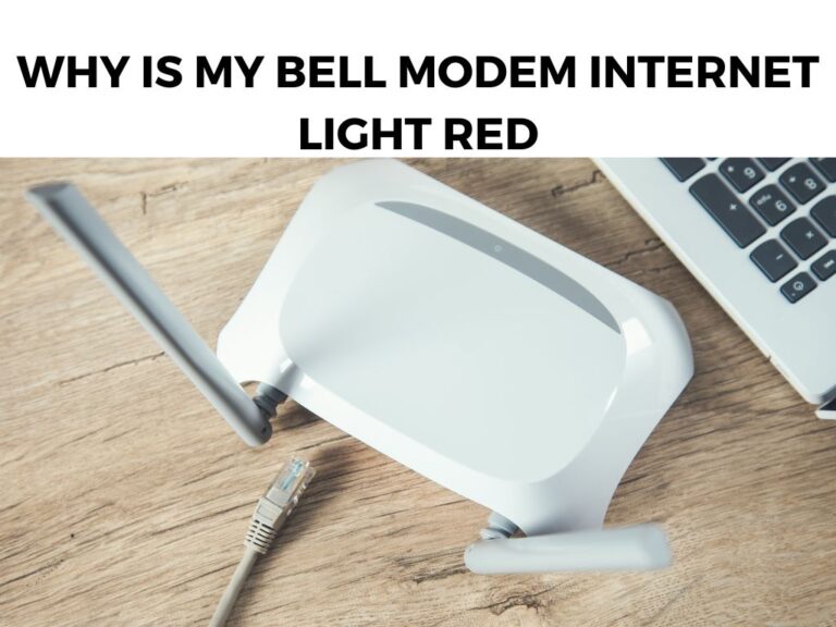 Why Is My Bell Modem Internet Light Red