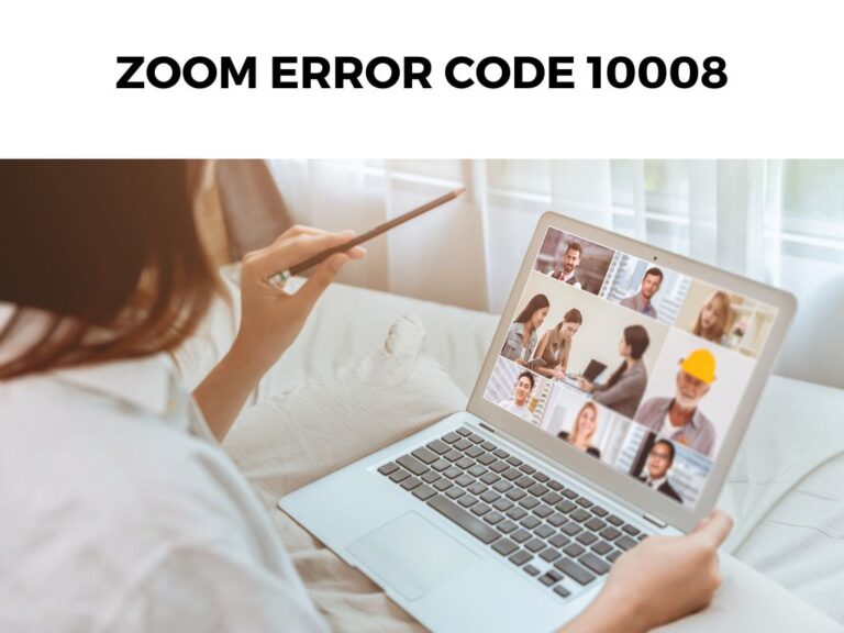 Zoom Error Code 10008