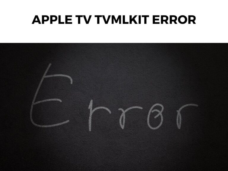 Apple TV TVMLKit Error