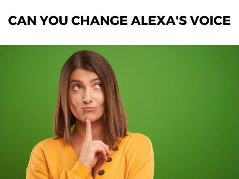 Can You Change Alexa's Voice