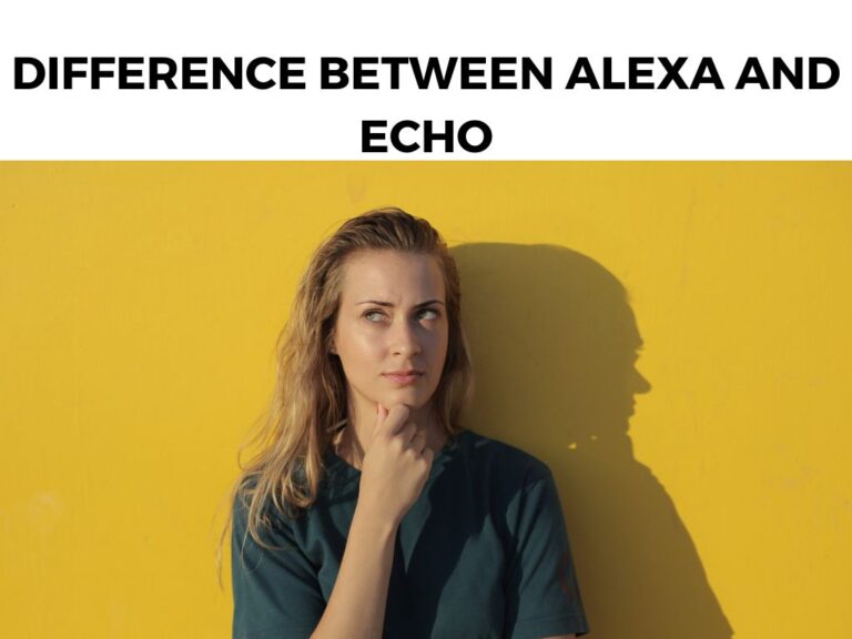 Difference Between Alexa and Echo