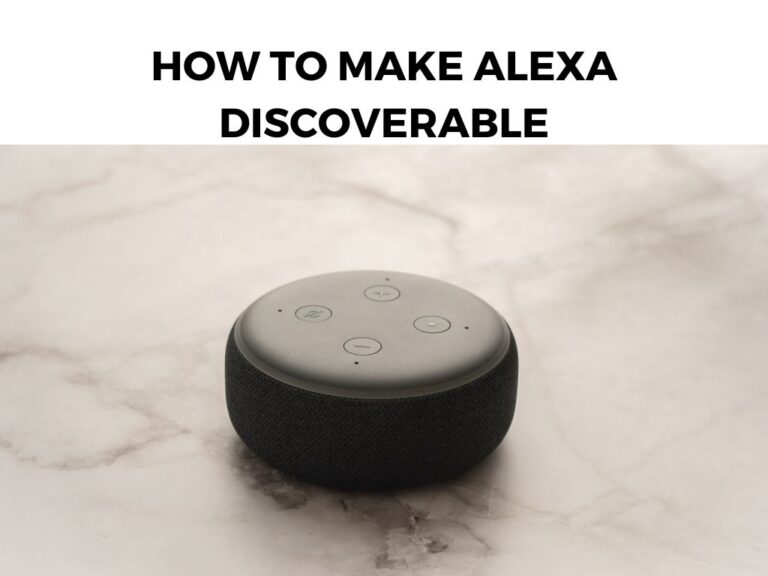 How To Make Alexa Discoverable