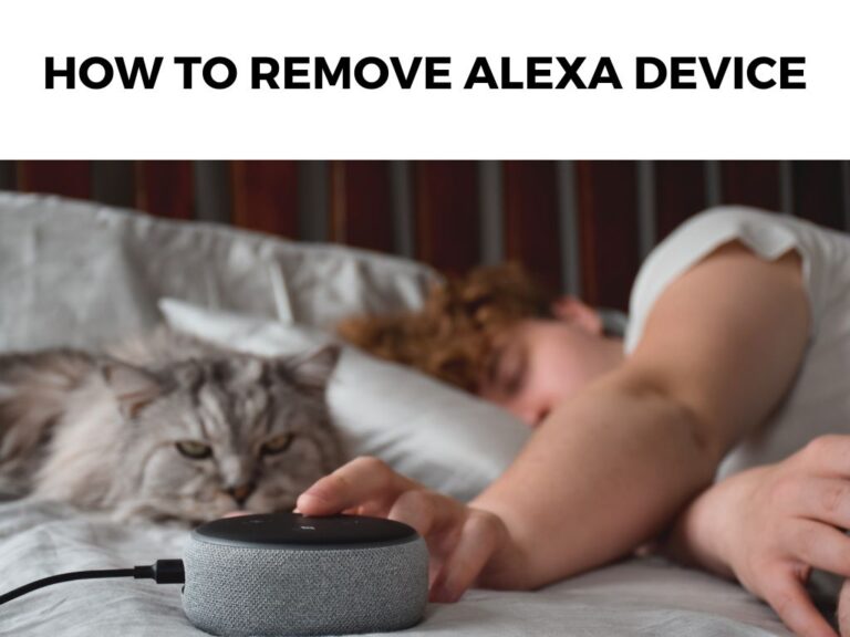 How To Remove Alexa Device