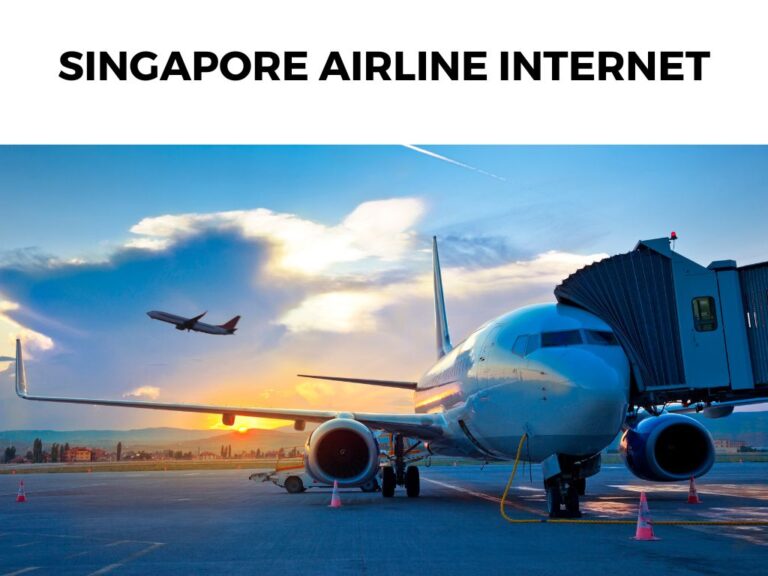 Singapore Airline Internet