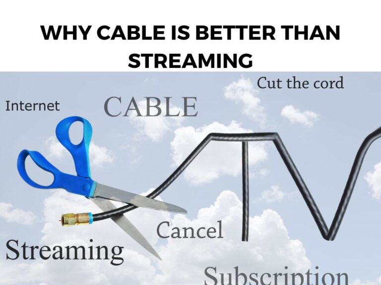 Why Cable Is Better Than Streaming