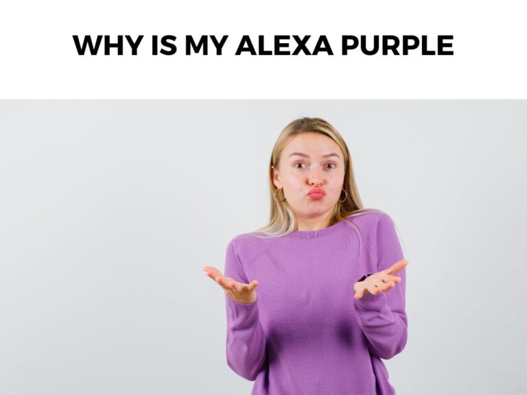 Why Is My Alexa Purple
