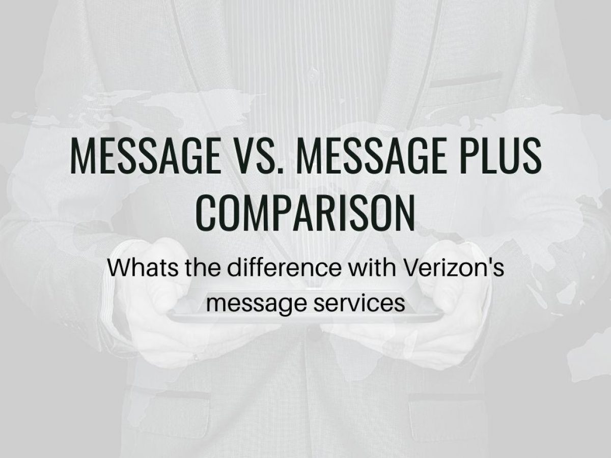 Verizon Message Vs Message Plus 